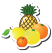 Fruit Cocktail in Syrup Pulp